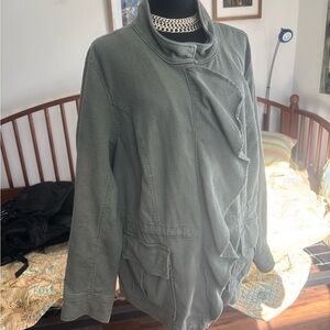 Lane Bryant Feminine Green army type jacket